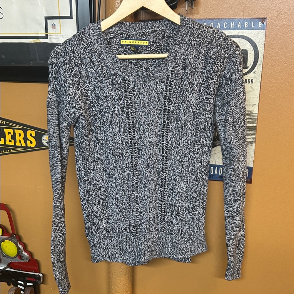 Charter Club Monochrome Knit Pullover